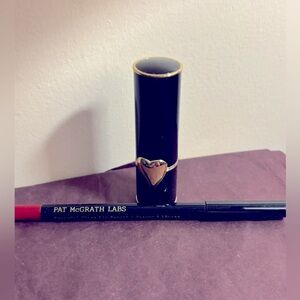 Pat McGrath Matte-Elson 3-Lipstick & PermaGel Lip Liner-Blood Lust-Red Lip Set